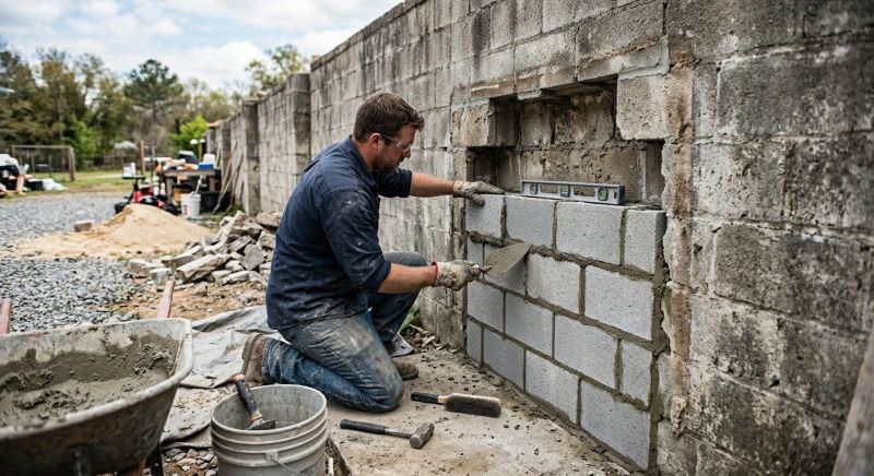 Block Wall Repair in Ann Arbor, MI