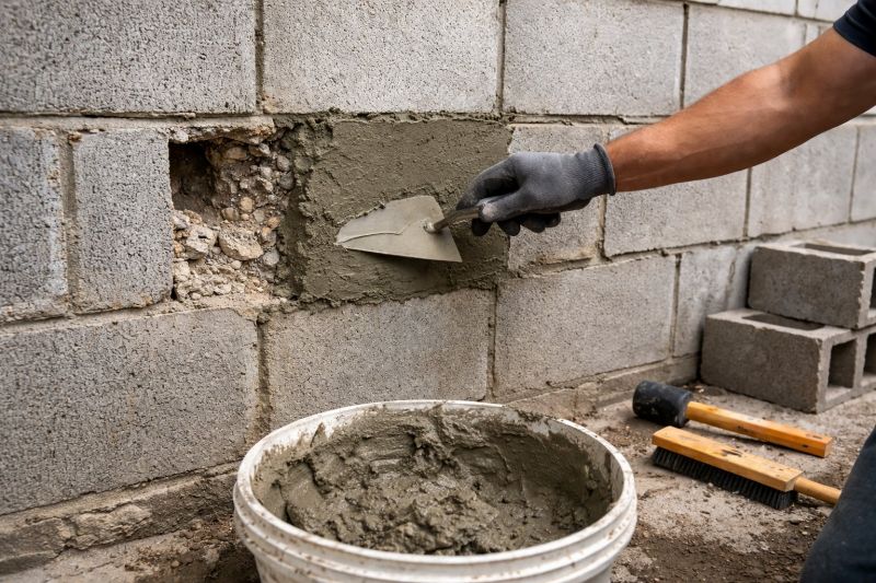 Block Wall Repair in Gregory, MI