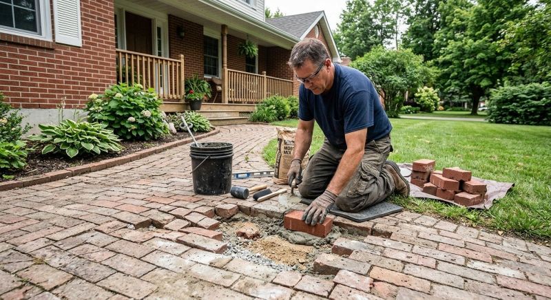 Brick Flatwork Repair in Commerce Township, MI