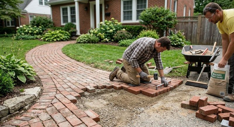 Brick Flatwork Repair in Walled Lake, MI