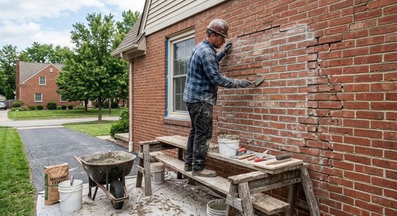 Brick Masonry Repair in Wixom, MI