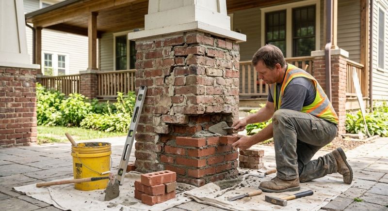 Brick Masonry Restoration in Livingston County, MI