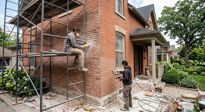 Brick Restoration in Fowlerville, MI
