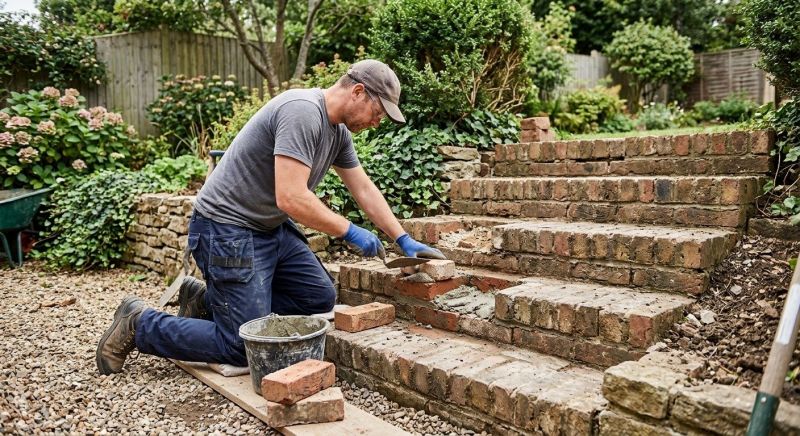 Brick Stairs Repair in Ann Arbor, MI