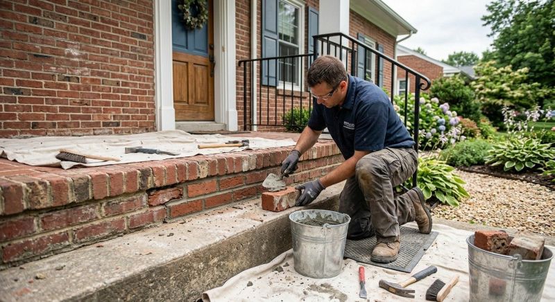 Brick Stairs Repair in Holly, MI