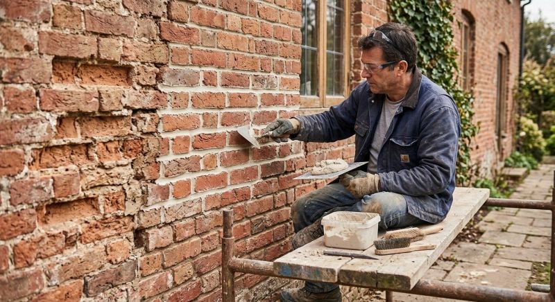 Brick Stairs Repair in Pinckney, MI