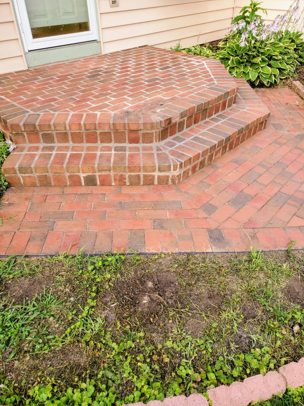 Brick Stoop Repair in Livingston County, MI