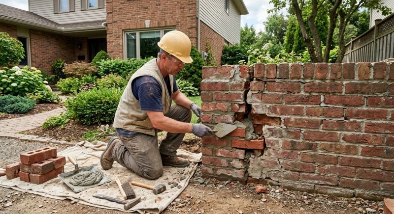 Brick Wall Repair in Milford, MI