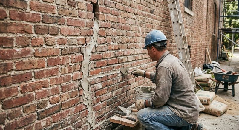 Brick Wall Repair in Milford, MI
