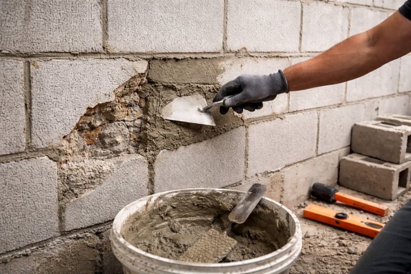 Cinder Block Repair in Livingston County, MI