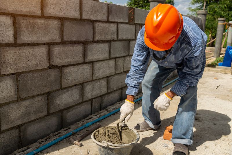 Concrete Block Repair in Highland, MI