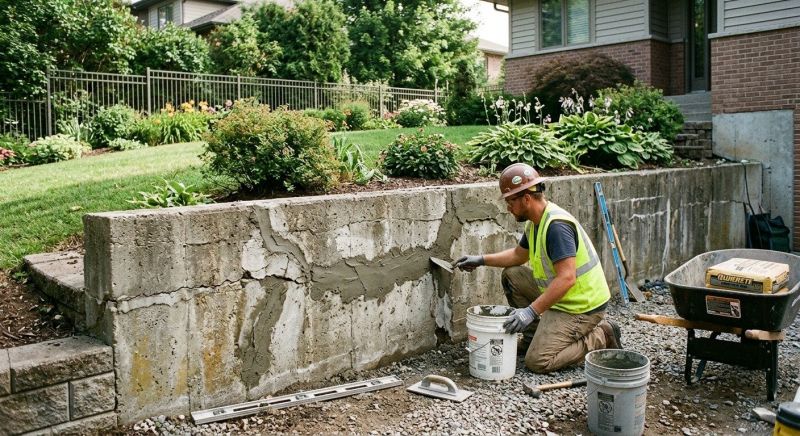 Retaining Wall Repair in Ann Arbor, MI