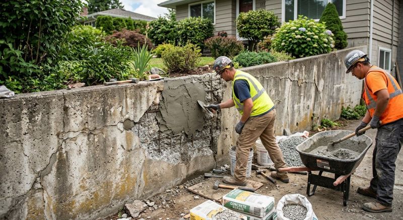 Retaining Wall Repair in Brighton, MI
