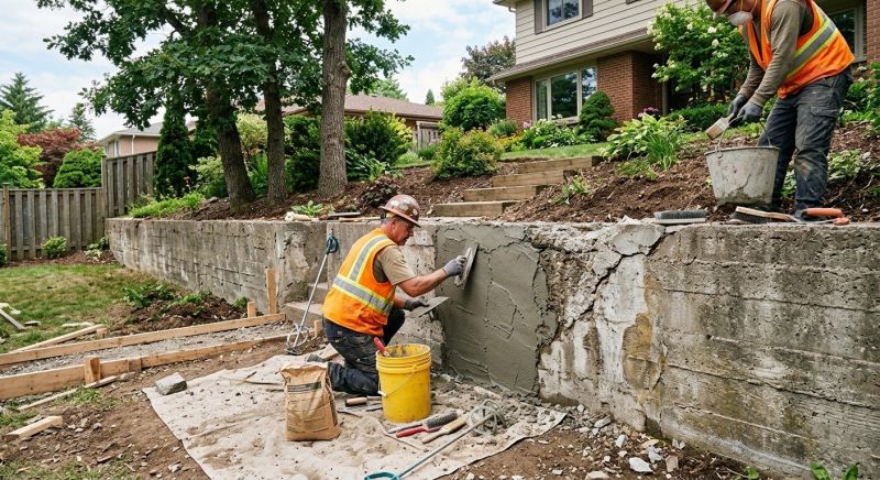 Retaining Wall Repair in Chelsea, MI