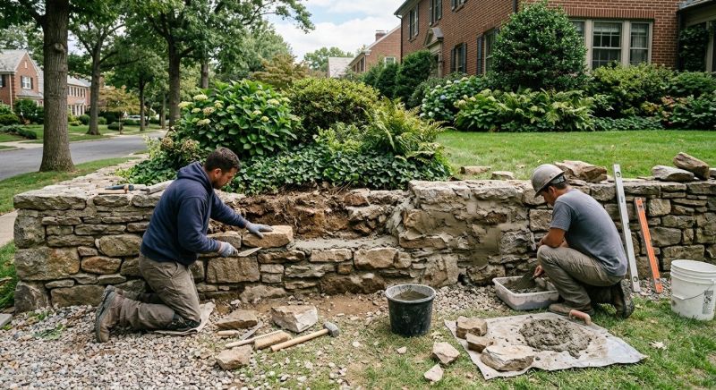 Retaining Wall Repair in White Lake, MI