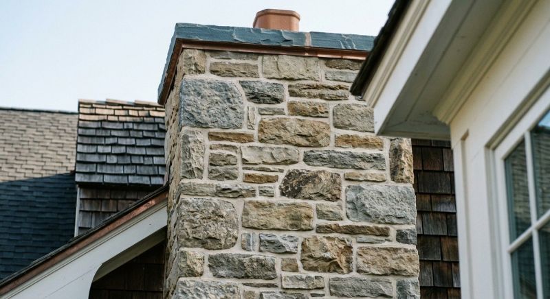 Stone Chimney Installation in Holly, MI