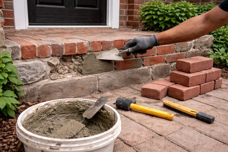 Stonework Repair in Walled Lake, MI
